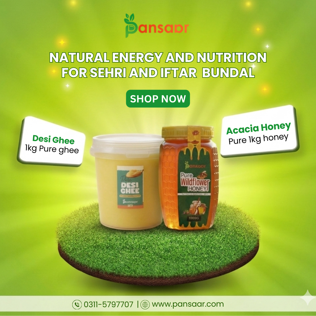 1kg Honey + 1kg Desi Ghee Bundle