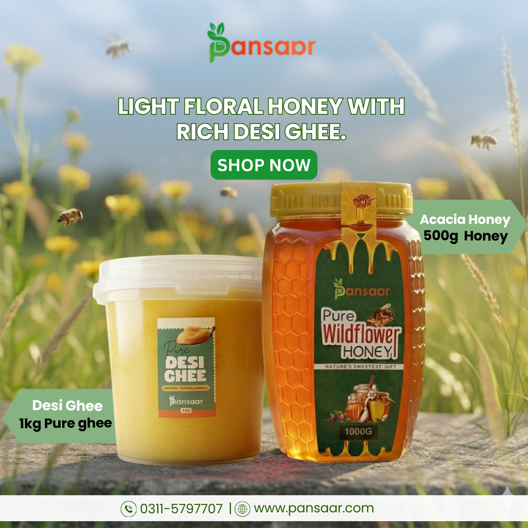 1kg Desi Ghee + 500g Acacia Honey Bundle