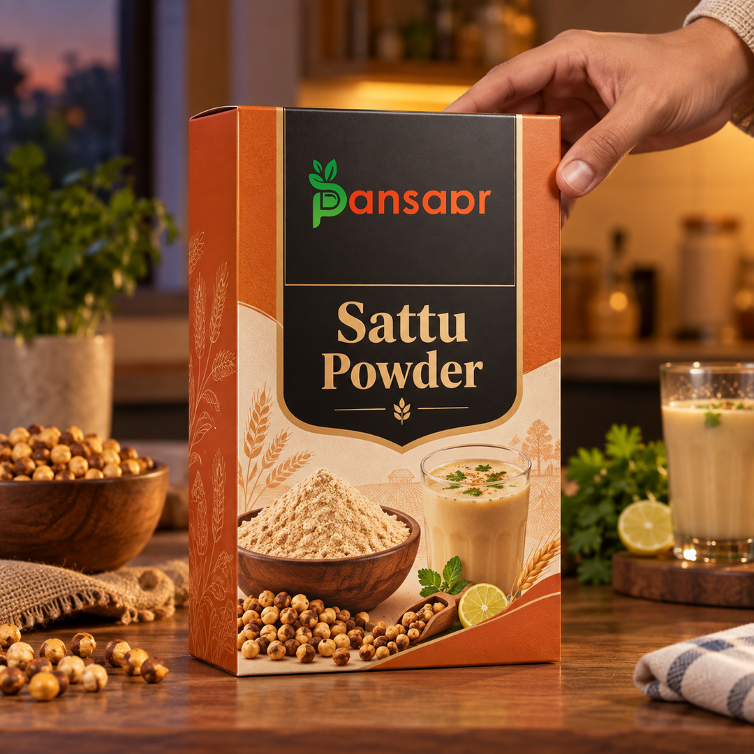 Pansaar Sattu Powder carton lifestyle 4