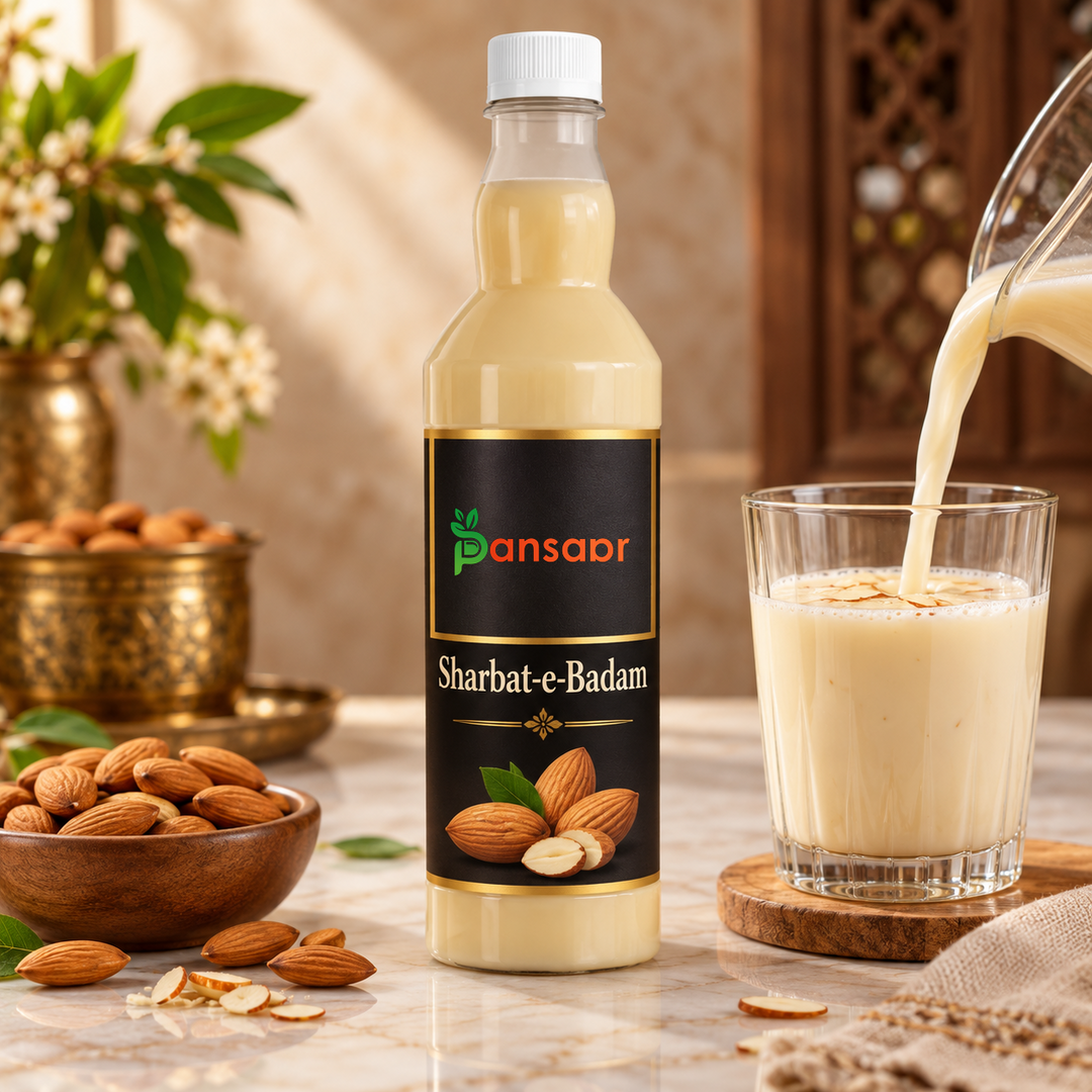 Pansaar Sharbat-e-Badam bottle lifestyle 2
