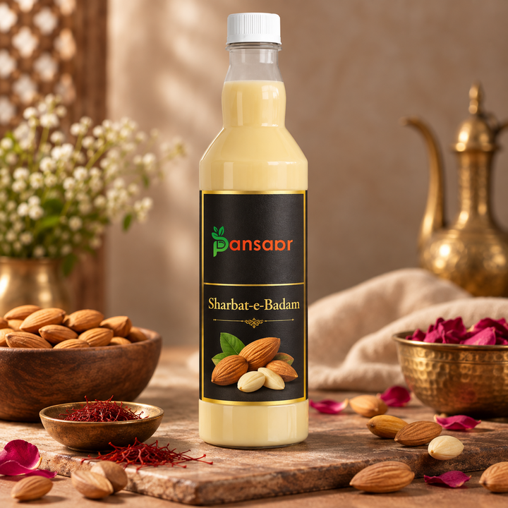 Pansaar Sharbat-e-Badam bottle lifestyle 3