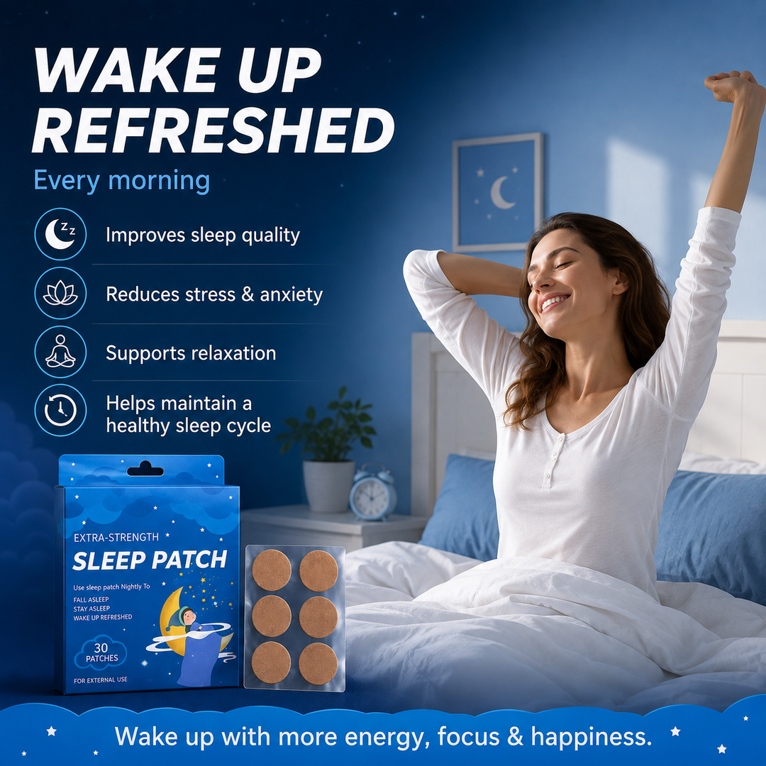 Sleep Patch box contents - 30 patches, 5 sheets of 6, easy to apply - Pansaar Pakistan